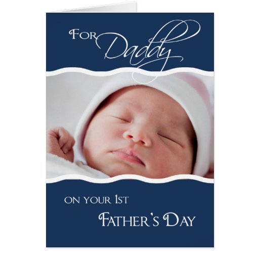 1st Father's Day  - Photo Card