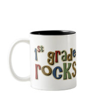 1st Grade Rocks First Mug