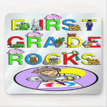 1st Grade Rocks Mouse Pads