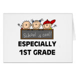 1st Grade School is Cool Card