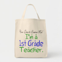 1st Grade Teacher Tote bags