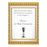1st Holy Communion Party Invitation