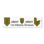 1st Inf Div bs/1 Bumper Sticker