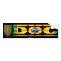 1st Inf. Div. DOC with CMB Sticker