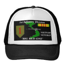 1st Infantry Division"Big Red One" Ball Caps Hat
