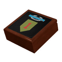 1st Infantry Division CIB Trinket Boxes