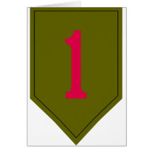 1st Infantry Division Greeting Card