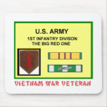 1ST INFANTRY DIVISION VIETNAM WAR VET MOUSE PADS