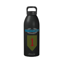 1st Infantry Division w/ CIB Drinking Bottles