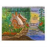 1st Original Abstract Paintings Wall Calendar