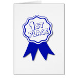 1st Place Award Ribbon Card
