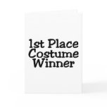 1st Place Costume Winner Card