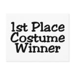 1st Place Costume Winner Post Card