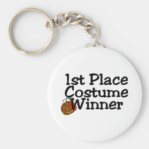 1st Place Costume Winner Pumpkin Key Chain