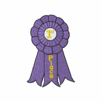 1st Place Ribbon embroidered shirts by ZazzleEmbroidery 1st Place Ribbon embroidered shirts