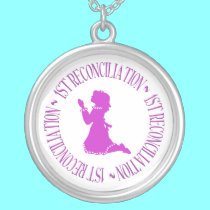 1st Reconcilation - First Confession (girl) necklaces by Artists4God 1st Reconcilation - First Confession (girl) necklaces