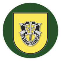 1st SFG-A 1 Round Stickers