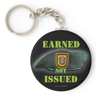 1st special forces flash green berets Keychain by willeboy