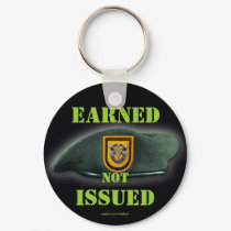 1st special forces flash green berets Keychain
