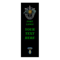 1st special forces green berets group bookmarkers business cards