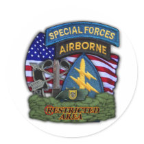 1st Special Forces Green Berets veterans Sticker