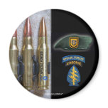 1st special forces green berets vets magnet