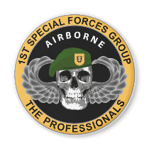 1st Special Forces Group Skull Fridge Magnets