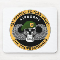 1st Special Forces Group Skull Mouse Pad