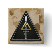 1st Special Forces Operational Detachment-Delta Pinback Buttons