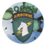 1st Special operations command veterans socom Stic Round Sticker
