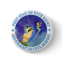 1ST STAR ON YOUR RIGHT, STRAIGHT ON UNTIL MORNING PINBACK BUTTONS