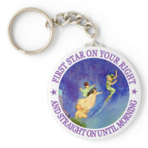 1ST STAR ON YOUR RIGHT, STRAIGHT ON UNTIL MORNING KEY CHAIN