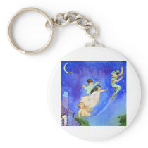 1ST STAR ON YOUR RIGHT, STRAIGHT ON UNTIL MORNING KEYCHAINS