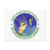 1ST STAR ON YOUR RIGHT, STRAIGHT ON UNTIL MORNING POSTCARDS