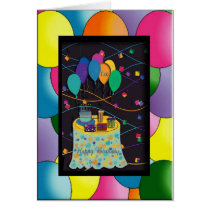 1st surprisepartyyinvitationballoons copy greeting card