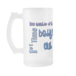 1st time Daddy Fathers Day Frosted Beer Mug mugs