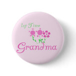 1st  Time Grandma-Pink Flowers