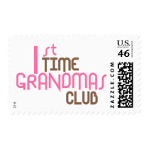 1st Time Grandmas Club (Pink) Stamp