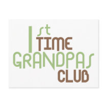 1st Time Grandpas Club (Green) Post Cards