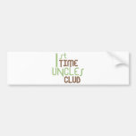 1st Time Uncles Club (Green) Bumper Sticker