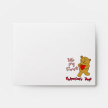 1st Valentines Day Envelope