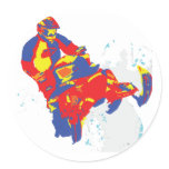 1wARHOL-sLEDS-2 Round Sticker
