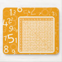 1x1 orange mousepads