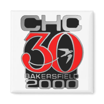 2000 Bakersfield Fridge Magnet by Cal_Hawking_Club