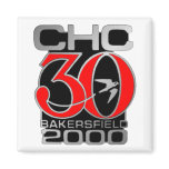 2000 Bakersfield Fridge Magnet