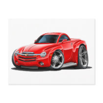 2003-06 SSR Red Truck Postcard