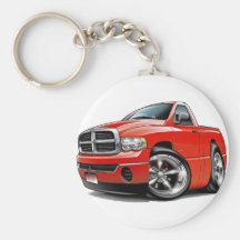 2003-08 Dodge Ram Red Truck Keychain