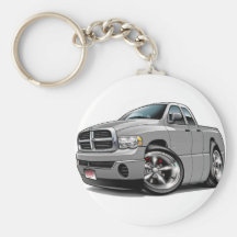 2003-08 Ram Quad Silver Truck Keychain