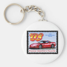 2003 50th Anniversary Corvette Keychain