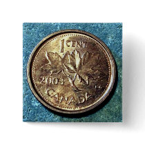 2003 Canadian Penny (Front) Button by CreatureCreations 2003 Canadian Penny (Front) Button